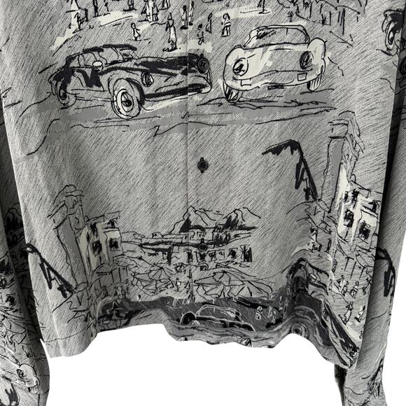 Jacquemus La Chemise Corto Printed Long Sleeve Shirt IT 48‎ US 12 NWT - Picture 6 of 13